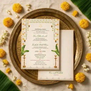 Marigold & Bells Printed Invitation Set